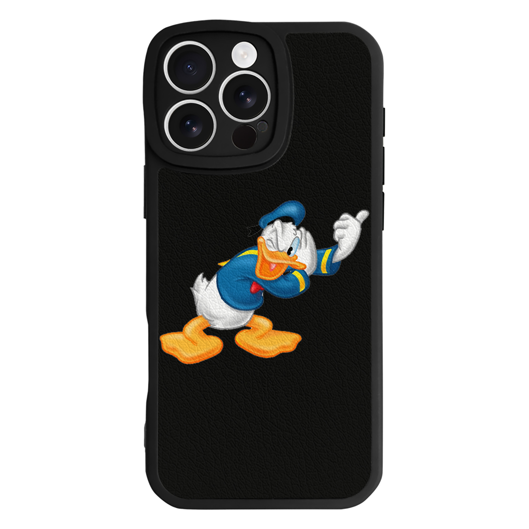 （画像用） ミッキーマウス Mickey Mouse 【iPhone 16シリーズ対応】シリコンスマホケース（レザー調） 材質：シリコン